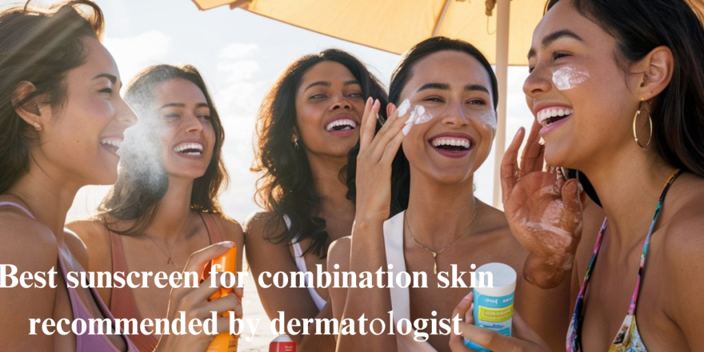 best sunscreen for combination skin recommended by dermatologist