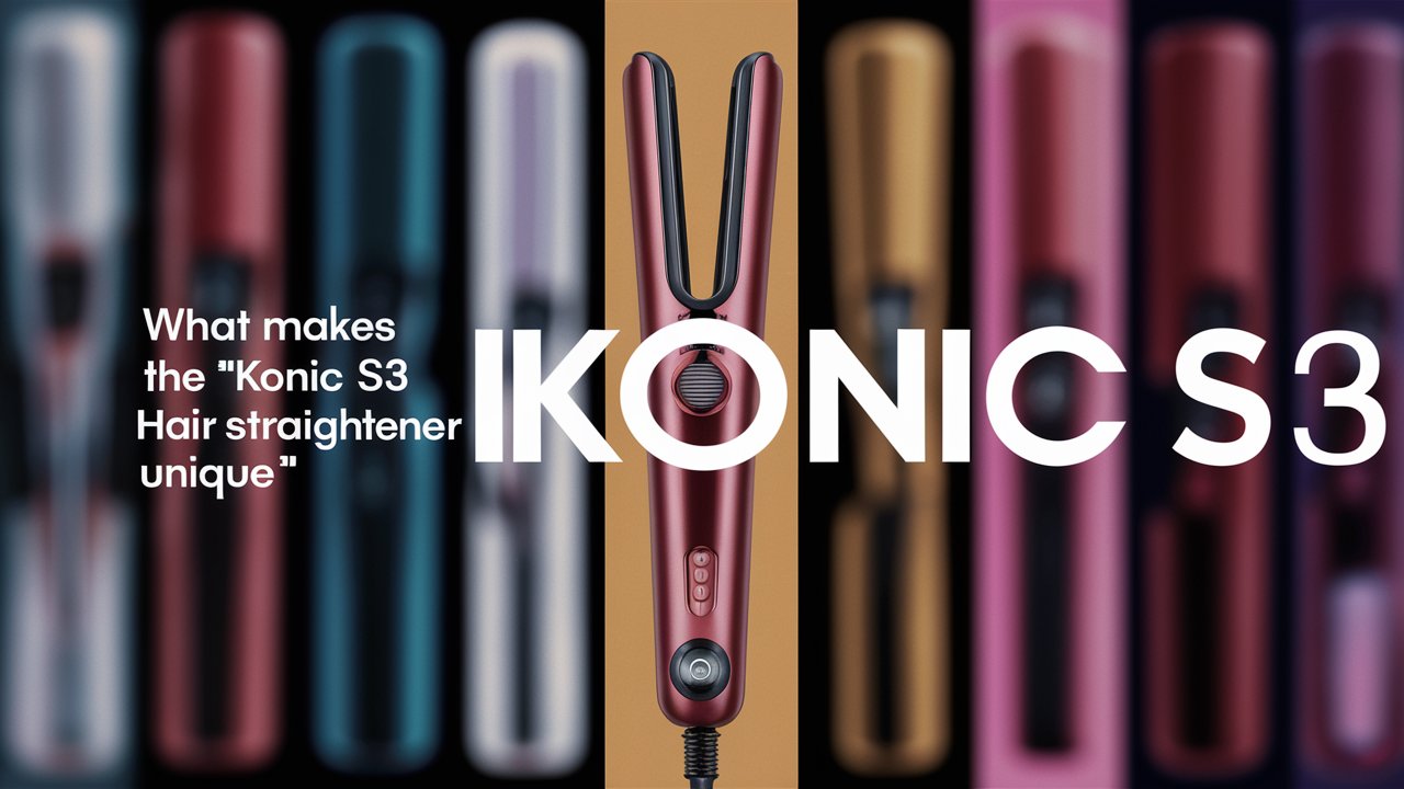 ikonic S3 hair straightener